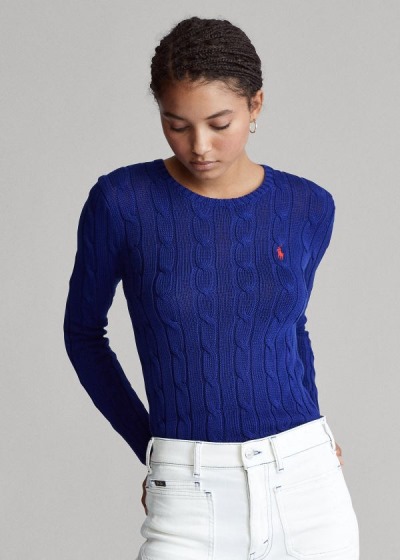 Women's Polo Ralph Lauren Cable-Knit Cotton Sweater | 941620NXG